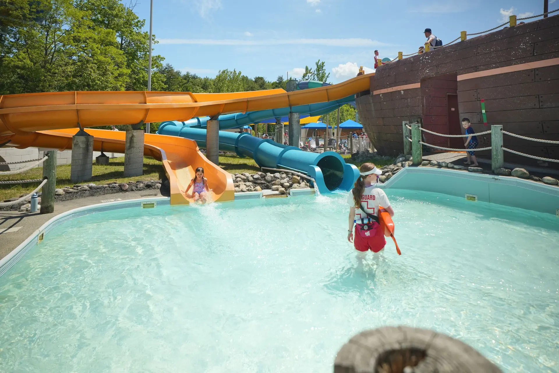 Hurricane Harbor Water Park background image